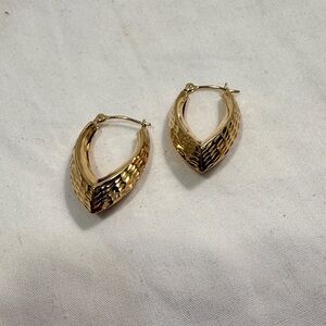 Elegant Gold Hoop Earrings